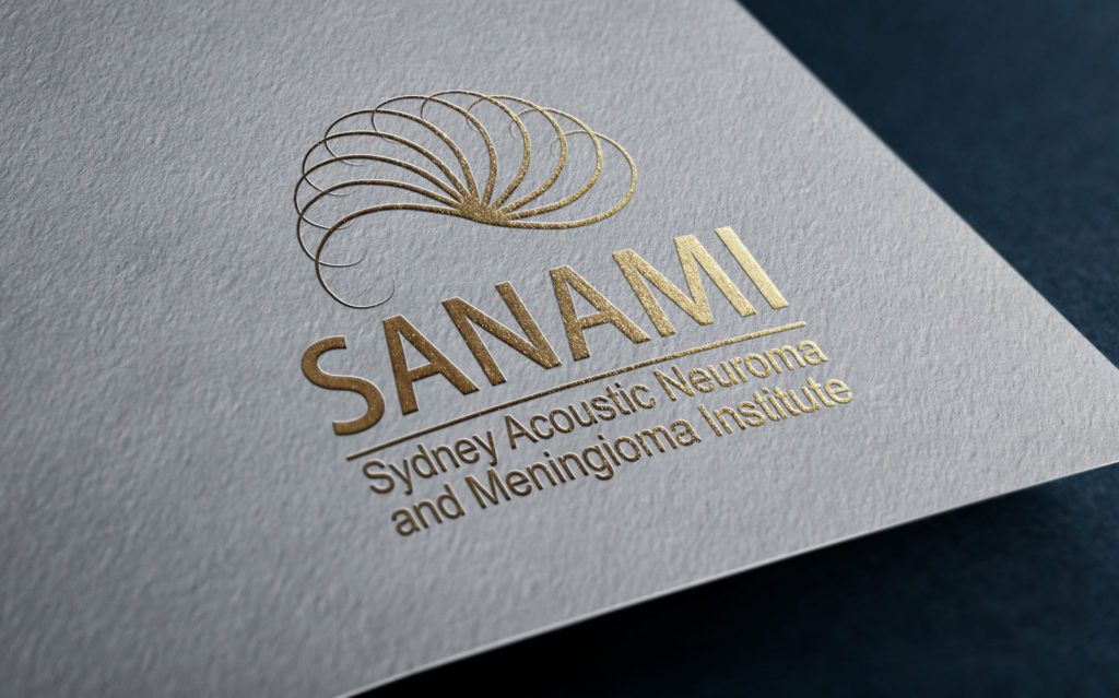 Sanami logo presentation on paper