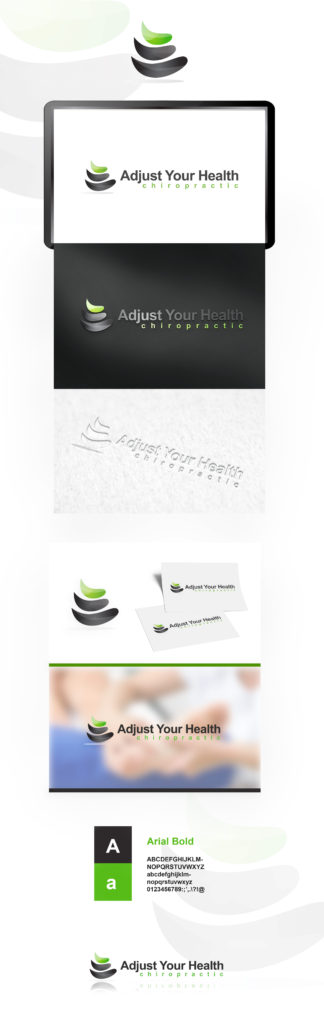 Adjust-your-health Logo design presentation