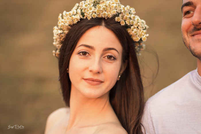 Portret cuplu la apus. Fotograf Nunta Galati - BuzzPixel